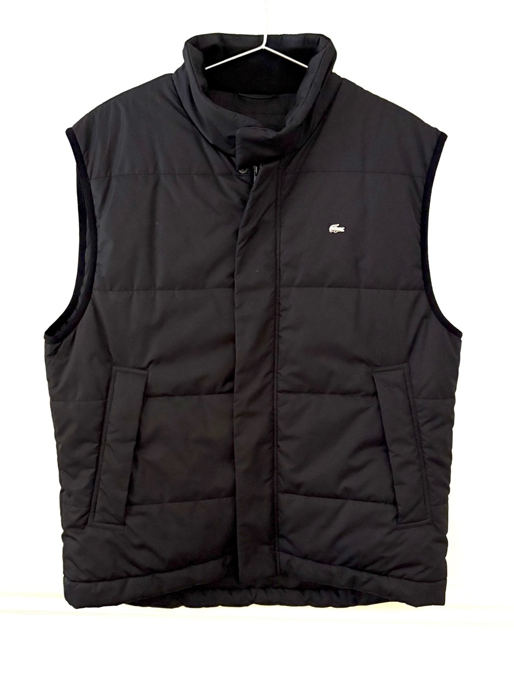 LACOSTE Puffer Vest Down Filled France 56/7, Black